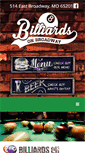 Mobile Screenshot of billiardsonbroadway.com